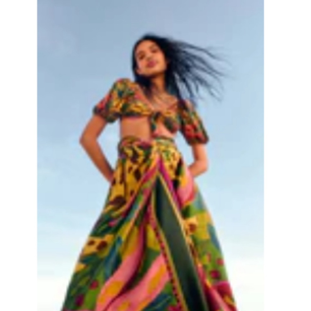 FARM Rio- Cowprint Bananas Sarong- Colorful Tropical Scarf
